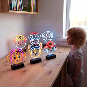 Neon LED on a stovas Paw Patrol - Rubble OW-120446