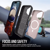 Dėklas Perfectionists Triangle Mag Case Apple iPhone 11 rožinio aukso