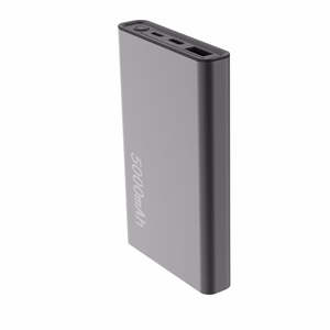 Setty Recycling išorinė baterija 5000 mAh 12W pilkas QRPB5-12-18