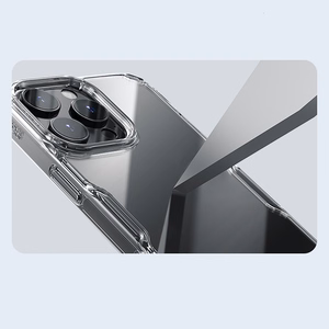 Nillkin Nature Pro dėklas iPhone 16 Pro Max - skaidrus ir baltas