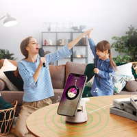 DUZZONA W23 5-in-1 magnetinė belaidžio įkrovimo stotis su Bluetooth garsiakalbiu
