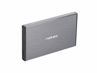 NATEC RHINO GO HDD KORPUSAS (USB 3.0, 2,5", PILKAS)