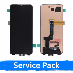 Ekranas skirtas Samsung G985 S20 Plus juodas (Service Pack) (NF version)