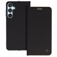 Wonder Frame anglies dėklas telefonui Samsung Galaxy M35 5G juodas