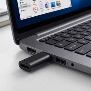 Adapteris Micro USB to Type C Blue Star - juodas