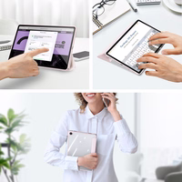 Dėklas Dux Ducis Toby Samsung X210/X215/X216 Tab A9 Plus 11.0 rožinis