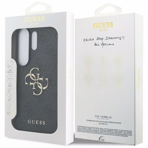 Guess dėklas 4G Big Metal Logo for Samsung Galaxy S26 Ultra juodas