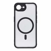 FULL MATTE MAG COVER dėklas telefonui suderinamas su MagSafe iPhone 16E (SE 4 2025) juoda