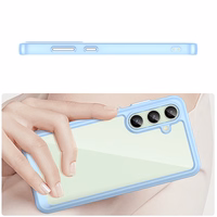 Kosmoso dėklas su gelio rėmu Samsung Galaxy S24 FE - mėlynas