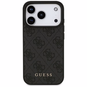 Guess 4G Classic dėklas, skirtas iPhone 17 Pro / 18 Pro – juodas