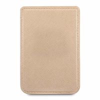 Guess Kortelių dėklas GUWMSSASLGO MagSafe Saffiano auksinis/auksinis