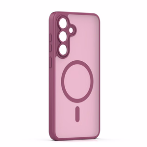 Mag Matt dėklas Google Pixel 10A tamsiai raudonas didelė skylė