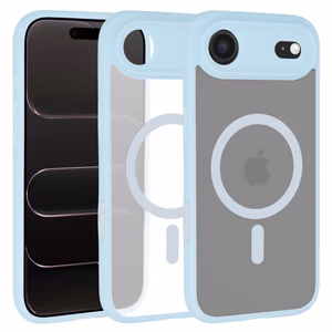 Liavec minkštas dėklas skirtas Iphone 17 Air šviesiai mėlynas