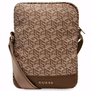 Guess krepšys GUTB10HGCFSEW 10" rudas GCube Stripe planšetės krepšys