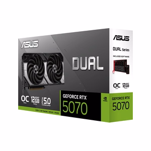 ASUS Dual NVIDIA GeForce RTX 5070 OC 12 GB Vaizdo plokštė