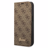 Guess GUBKP14SHG4SHW iPhone 14 6.1 "ruda / ruda knyga 4G Vintage Gold Logo