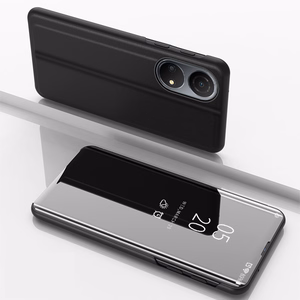 Dėklas telefonui Clear View Honor X7 / Honor Play 30 Plus flip dėklas juodas