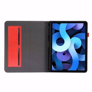 Dėklas Folding Leather Samsung X110/X115 Tab A9 8.7/X130/X135 Tab A11 8.7 raudonas