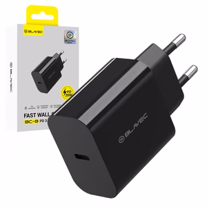 Blavec sieninis įkroviklis BC-9 - Type C - PD 20W 3A (TCBC9-CB203A) juodas