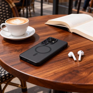 Tech-Protect MagCam MagSafe Dėklas for Samsung Galaxy S26 Ultra - Matinis juodas