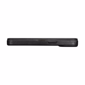 iCarer CE Oil Wax Premium odinis folio dėklas iPhone 14 Plus Magnetinis atverčiamas dėklas su MagSafe Juodas (AKI14220707-BK)