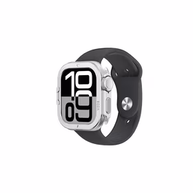AmazingThing Titan Pro Metal Dėklas Apple Watch 11 46mm Aluminum - Sidabrinis
