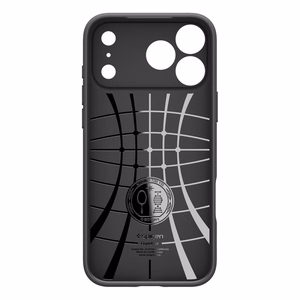 Spigen Liquid Air dėklas, skirtas iPhone 18 Pro Max / 17 Pro Max – spalva: matinė juoda