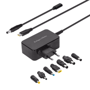 Kruger&Matz universalus maitinimo adapteris su Power Delivery ir 7 antgaliais, 45 W