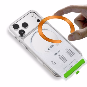 "Tech-Protect" MMP-210 MagSafe 2 vnt. magnetinis žiedas - oranžinis / juodas