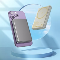 Išorinė baterija Power Bank Hoco Q26A PD20W Magnetic 10000mAh auksinė