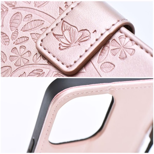 MEZZO Atverčiamas dėklas skirtas SAMSUNG A27 mandala rožinio aukso
