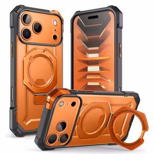 Supcase UB Grip Mag MagSafe dėklas iPhone 18 Pro Max / 17 Pro Max – oranžinis