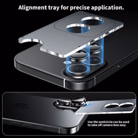 Tech-Protect Camring Fit+ kameros dangtelis iPhone 17 - juodas (m)