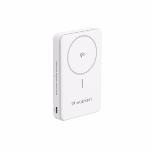 Wozinsky WLWP-10KA0Y3WS 22.5W PD Qi2 10000mAh su stovu Išorinė baterija (f) - balta