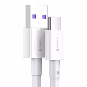 USB laidas Baseus Superior baltas Type-C 100cm (iki 66W / 6A)