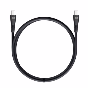 Kabelis USB C - USB C Blue Star 3A 60W QC4.0 1 m PJ-DQ1-C juodas