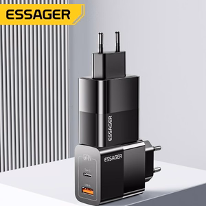 Įkroviklis Essager GaN Pinson Baltas 33W (PD / QC3.0)