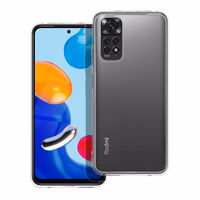 Dėklas telefonui 2 mm, skaidrus XIAOMI Redmi Note 11 / 11S (kamera apsauga)