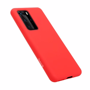 Crong Color Cover dėklas, skirtas Huawei P40 Pro, raudonas