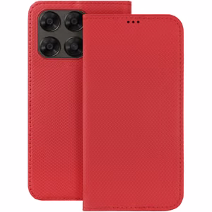 Smart Magnet dėklas Motorola Moto G67 5G / G77 5G raudonas