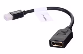Lanberg AD-0003-BK „DisplayPort“ kabelis 0,12 m Mini DisplayPort Juoda