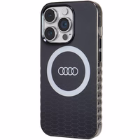 Audi IML Big Logo Magnetinis dėklas iPhone 14 Pro - juodas