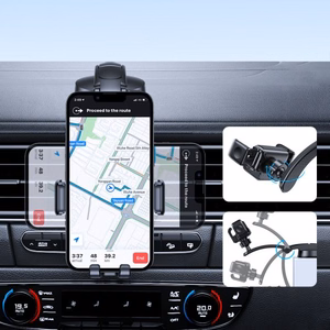Automobilinis laikiklis Joyroom v2 JR-ZS283 juodas (nemagnetinis / lipnus pagrindas)