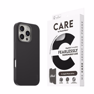 CARE by PanzerGlass madingas dėklas telefonui iPhone 16 Pro 6.3" juodas Magnetinis 1378