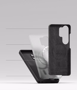 Ringke Silikoninis MagSafe Dėklas for Samsung Galaxy S26 Ultra - juodas