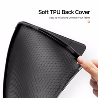 Dėklas Dux Ducis Domo Samsung X210/X215/X216 Tab A9 Plus 11.0/X230/X235/X236 Tab A11 Plus 11.0 juodas