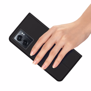 Dux Ducis Skin Pro dėklas su atvartu Realme Narzo 50A juodas
