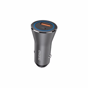 Automobilinis įkroviklis Dudao R4Max 55W USB-C/USB-A pilkas
