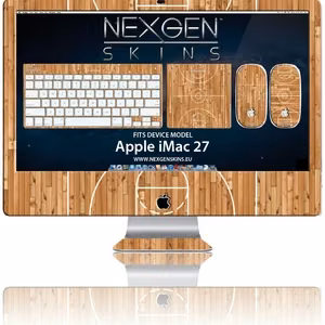 Nexgen „Hardwood Classic 3D“ dekoratyvinių lipdukų komplektas 27 colių iMac