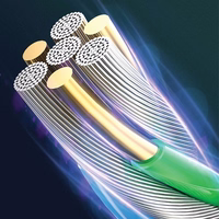 USAMS Laidas pintas U48 lightning 1,2m 2A Fast Charging LED juodas SJ423USB01 (US-SJ423)